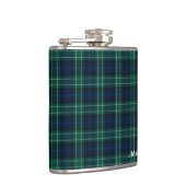 Clan Abercrombie Tartan Monogrammed Heupfles (Rechts)