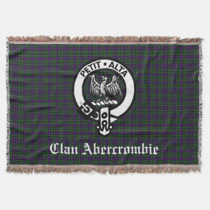 Clan Abercrombie Wapenbadge & Tartan Deken