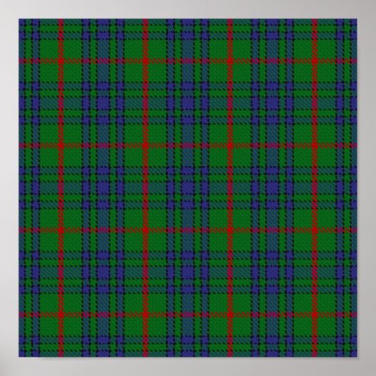 Clan Action Tartan - Digitaal downloaden Poster (Voorkant)