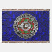Clan Adair Crest & Tartan Knot Deken (Voorkant)