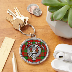 Clan Adair Crest & Tartan Sleutelhanger