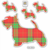 Clan Adair Scottie Sticker (Voorkant)