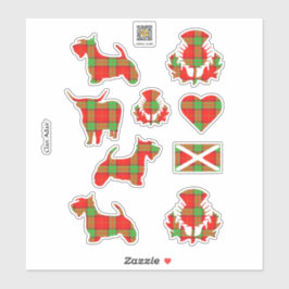 Clan Adair Tartan Sticker