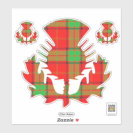 Clan Adair Thistle Sticker