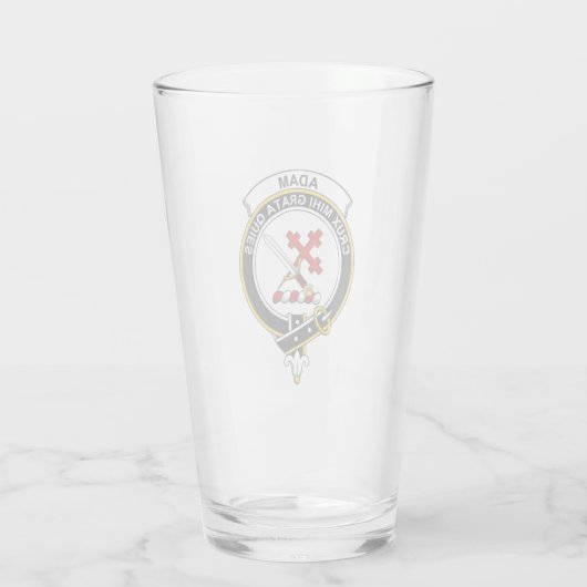 Clan Adam Beer Glass Glas (Achterkant)