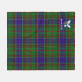 Clan Adam Hunting Tartan Pset Fleece Deken (Voorkant (Horizontaal))