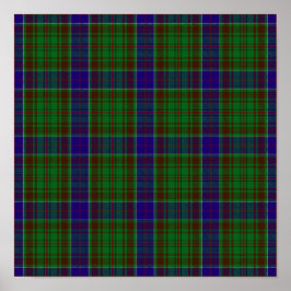 Clan Adams Tartan - Digitaal downloaden Poster