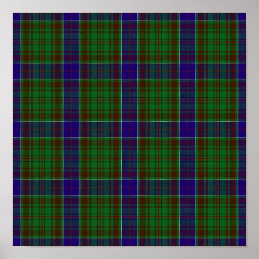 Clan Adams Tartan - Digitaal downloaden Poster (Voorkant)