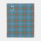 Clan Agnew Ancient Tartan Pset Fleece Deken (Voorkant)