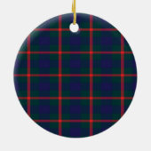 Clan Agnew Badge Tartan Pset Keramisch Ornament (Achterkant)