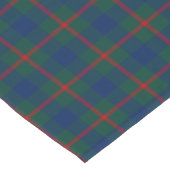 Clan Agnew Blauw en Groen Schots Tartan Korte Tafelloper (Hoek)