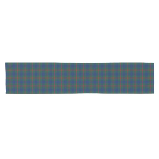 Clan Agnew Blauw en Groen Schots Tartan Korte Tafelloper (Horizontaal)