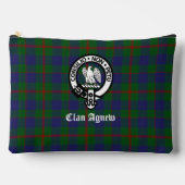 Clan Agnew Crest Badge en Tartan Etui (Voorkant)