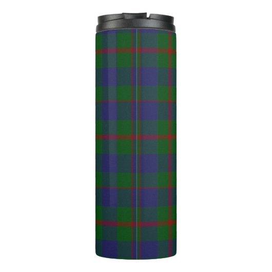 Clan Agnew Crest Badge en Tartan Thermosbeker (Achterkant)