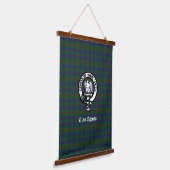 Clan Agnew Tartan Crest  Hangend Wandkleed (Gebogen)