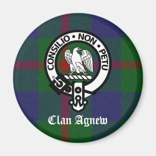 Clan Agnew Tartan Crest Magneet