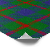 Clan Agnew Tartan - Digitaal downloaden Poster (Hoek)