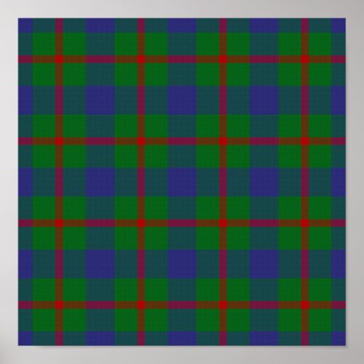 Clan Agnew Tartan - Digitaal downloaden Poster (Voorkant)