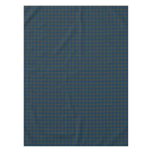 Clan Agnew Tartan Groen en Blauw Plaid Tafelkleed (Voorkant)