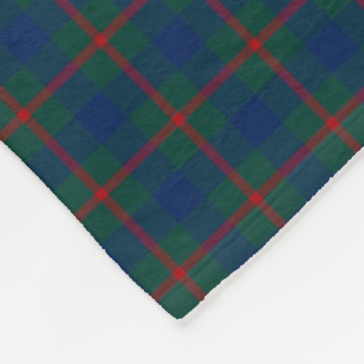 Clan Agnew Tartan Schots Plaid Fleece Deken (Hoek)