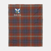 Clan Ainslie Ancient Tartan Pset Fleece Deken (Voorkant)