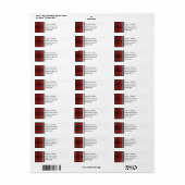 Clan Ainslie Tartan Etiket (Full Sheet)