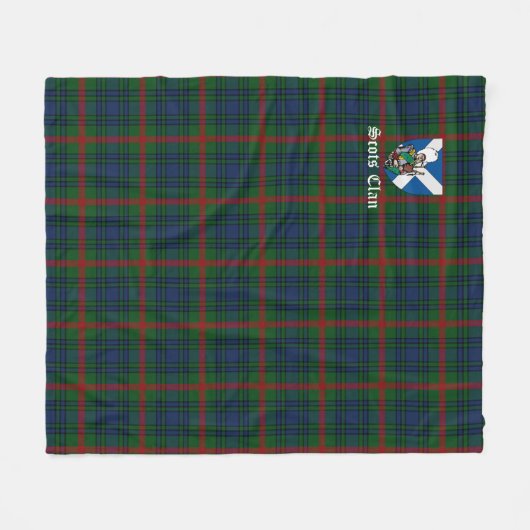 Clan Aiton Tartan Pset Fleece Deken (Voorkant (Horizontaal))