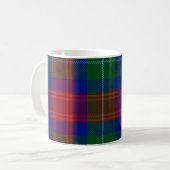 Clan Akins tartan mok (moderne kleuren) (Voorkant links)