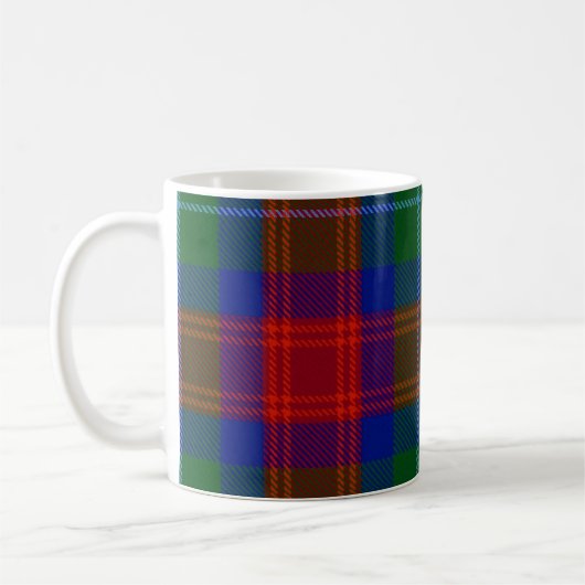 Clan Akins tartan mok (moderne kleuren) (Links)