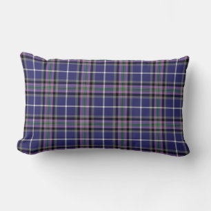 Clan Alexander Tartan Blue en Paarse Pset Kussen