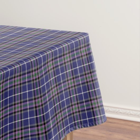 Clan Alexander Tartan Blue en Paarse Pset Tafelkleed (Voorbeeld)