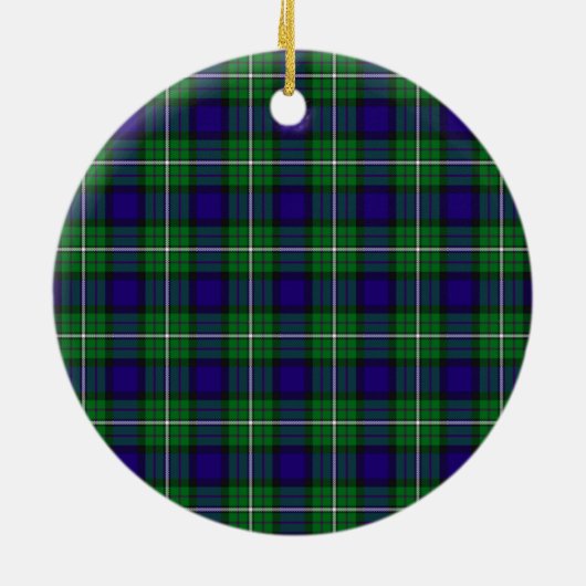Clan Alexander Tartan Keramisch Ornament (Achterkant)