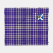 Clan Allardice Tartan Pset Fleece Deken (Voorkant (Horizontaal))