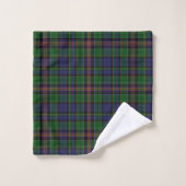 Clan Allison Tartan Pset Monogrammed Bad Handdoek (Wasdoekje)