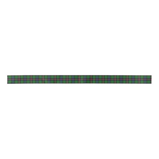 Clan Allison Tartan Satijnen Lint (Voorkant)