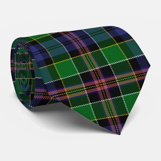 Clan Allison Tartan Stropdas (Opgerold)