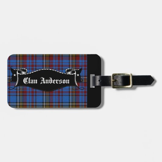 Clan Anderson Banner Bagagelabel (Voorkant horizontaal)