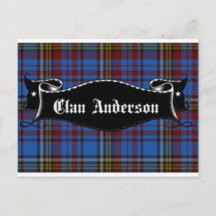 Clan Anderson Banner Briefkaart