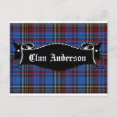 Clan Anderson Banner Briefkaart (Voorkant)