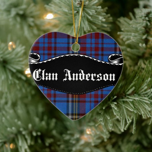 Clan Anderson Banner Keramisch Ornament (Boom)