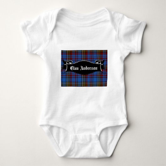 Clan Anderson Banner Romper (Voorkant)