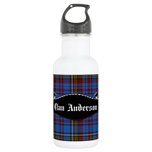 Clan Anderson Banner Waterfles (Voorkant)