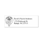 Clan Anderson Crest & Address Self-Inking Stamp Zelfinktende Stempel (Design)