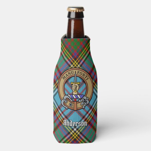 Clan Anderson Crest Bottle Cooler (Fles Voorkant)