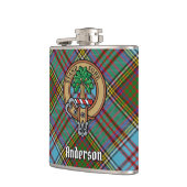 Clan Anderson Crest Flask Heupfles (Links)
