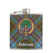 Clan Anderson Crest Flask Heupfles (Voorkant)