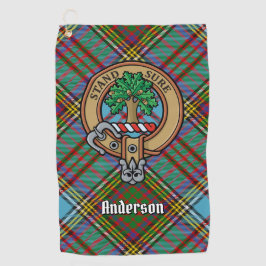 Clan Anderson Crest Golf Towel Golfhanddoek