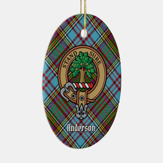 Clan Anderson Crest keramisch Ornament (Rechts)