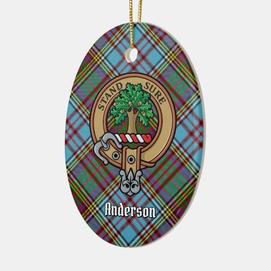Clan Anderson Crest keramisch Ornament (Links)