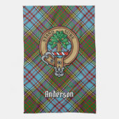 Clan Anderson Crest Kitchen Towel Theedoek (Verticaal)